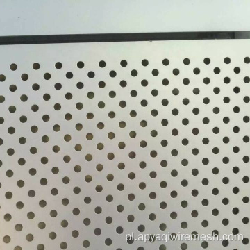Okrągły metalowy panel z hałasem ze stali nierdzewnej